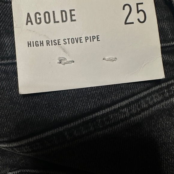 Agolde High Waist Stovepipe Jeans - Picture 5 of 8